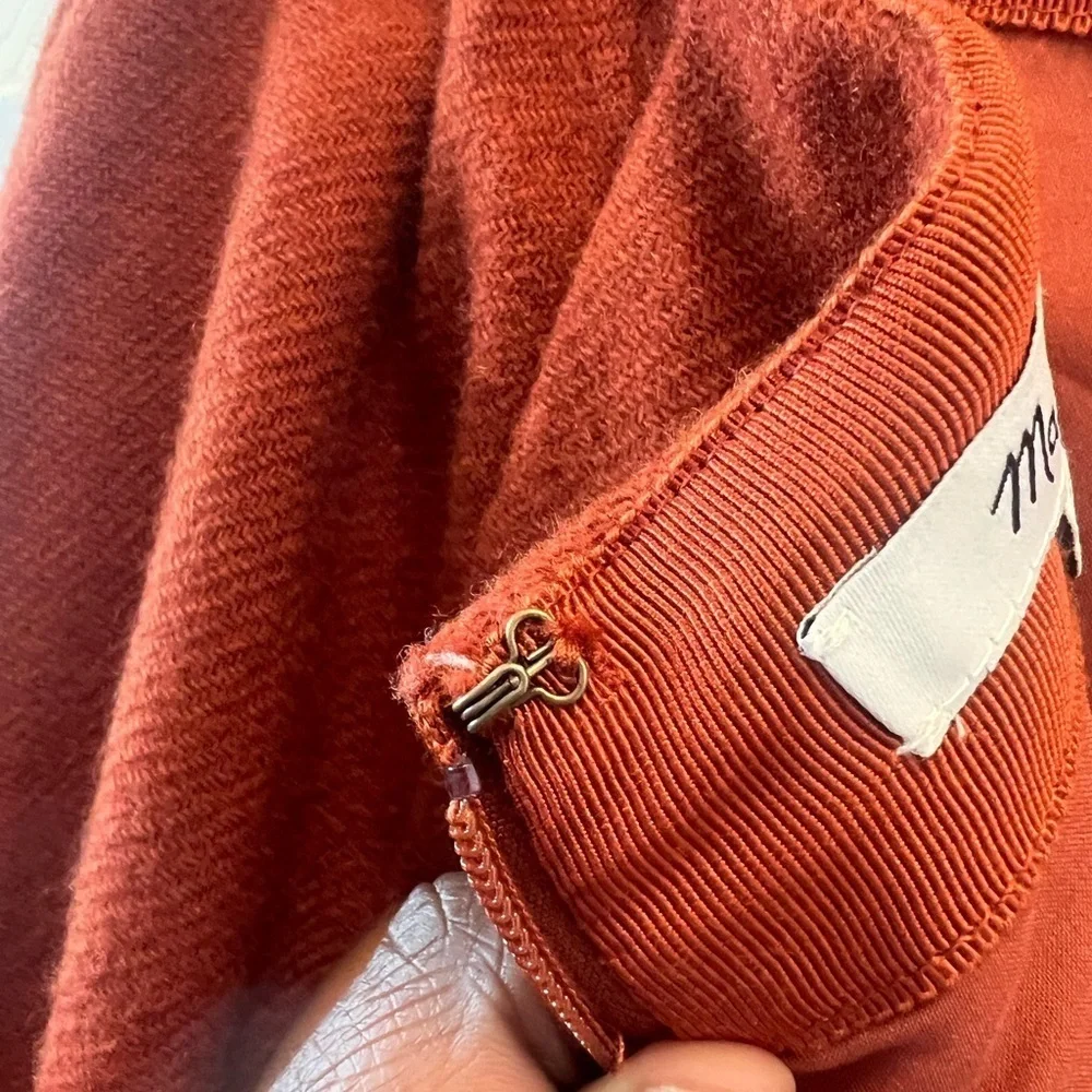 Madewell Burnt Orange Skirt Size 6 Style # AF034